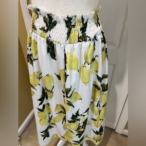 Lemon print skirt - medium